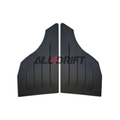 Hliníkové športové  panely dverí BMW E46 coupe – zadné
