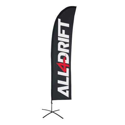 ALL4DRIFT vlajka krídlo M - 620x2680 mm