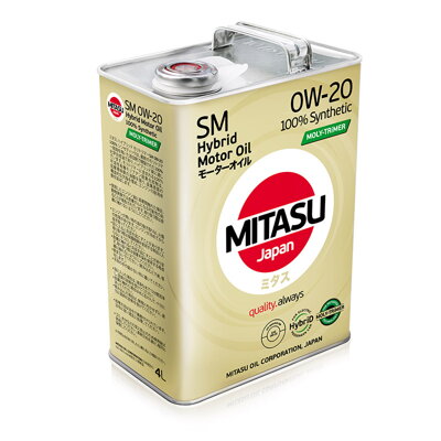 MITASU HYBRID MOLY-TRiMER SM 0W-20 plná syntetika 4L