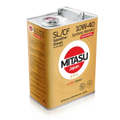 MITASU UNIVERSAL SL_CF 10W-40 syntetická zmes 4L