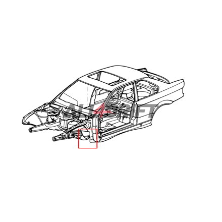 Vystuženie vrecka (kapsy) BMW E36 Drift Verze