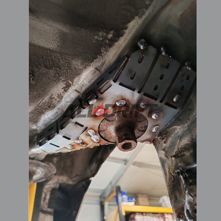Vystuženie, sada výstuh zadnej nápravy (nápravnice) BMW E36 Compact