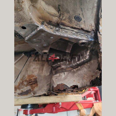 Uloženie, vystuženie zadného pozdĺžneho ramena BMW E46