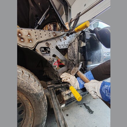 Vystuženie podbehov blatníkov BMW E46