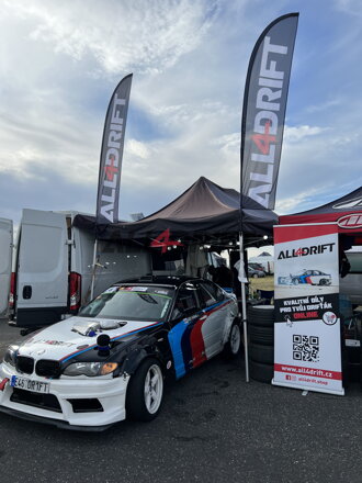 ALL4DRIFT vlajka krídlo M - 620x2680 mm
