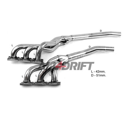 Nerezové ladené výfukové zvody BMW E36 320 323 325 328