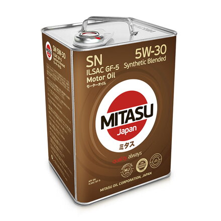 MITASU SN 5W-30 ILSAC GF-5 Synthetic Blended 6L