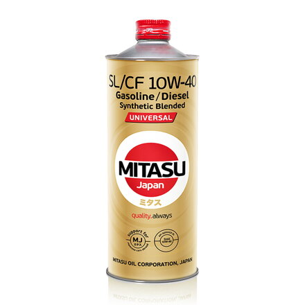 MITASU UNIVERSAL SL_CF 10W-40 syntetická zmes 1L