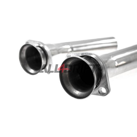Nerezové ladené výfukové zvody BMW E46 323i 328i E39 528i