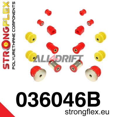 036046B Sada silentblokov zadnej nápravy BMW E36