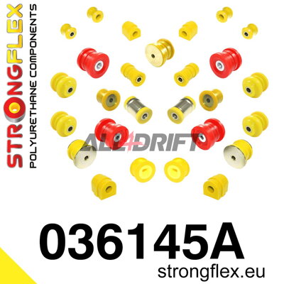 036145A Kompletná sada silentblokov náprav SPORT BMW E46 / Z4