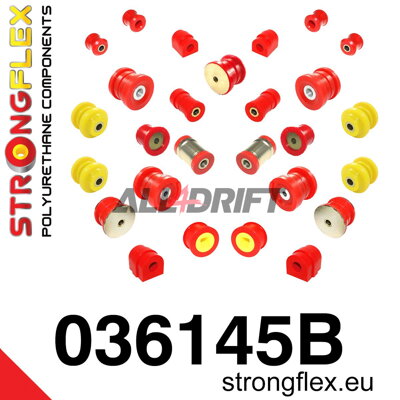 036145B Kompletná sada silentblokov náprav BMW E46 / Z4
