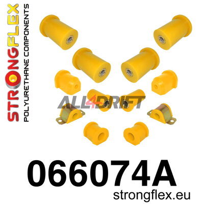 066074A Kompletná sada silentblokov náprav SPORT Fiat Cinquecento / Seicento