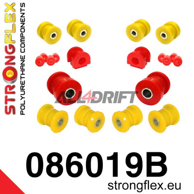 086019B Sada silentblokov prednej nápravy - Honda V (91-95) EG / EH / EJ