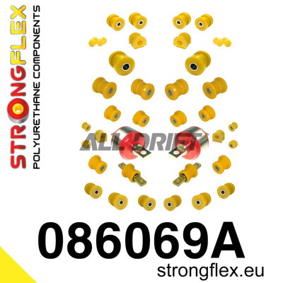 086069A Kompletná sada silentblokov náprav SPORT Honda Civic / CRX