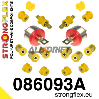 086093A Sada silentblokov zadnej nápravy SPORT - Honda VI (95-00) JAPAN EJ / EK / EM1