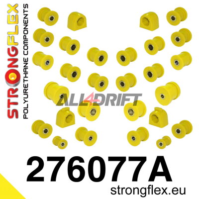 276077A Sada silentblokov prednej a zadnej nápravy SPORT - Saab 9-2X (04-06)