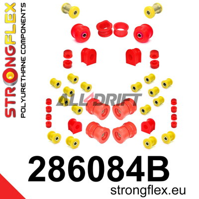 286084B Kompletná sada silentblokov náprav - Nissan V (88-98) S13