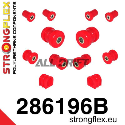 286196B Sada silentblokov prednej nápravy Infiniti / Nissan