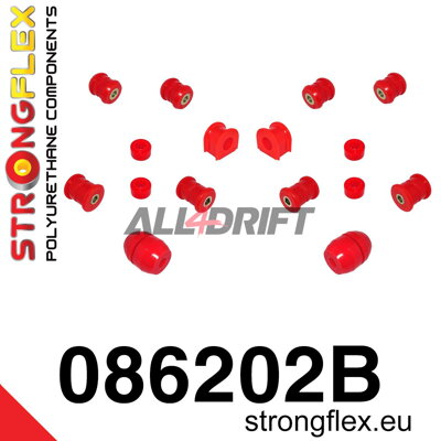 086202B Sada silentblokov prednej nápravy - Honda IV (92-96) BA / BB