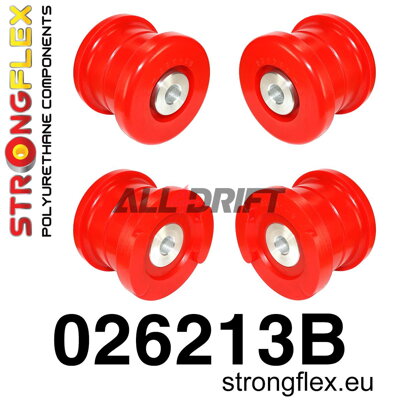 026213B Sada silentblokov prednej nápravnice - Audi C6 (04-11) Quattro & Allroad