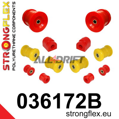 036172B Sada silentblokov zadnej nápravy BMW E32 / E34