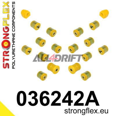 036242A Sada silentblokov zadnej nápravy SPORT BMW E8x / E9x