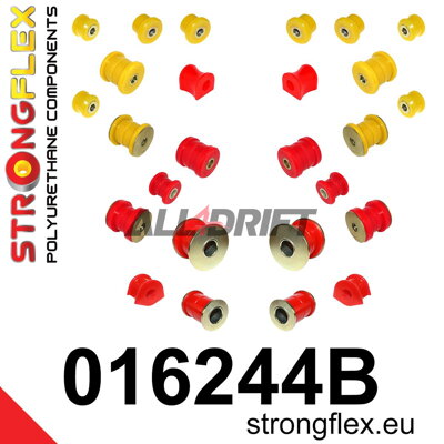 016244B Kompletná sada silentblokov podvozka - Alfa Romeo GTV (95-05) type 916