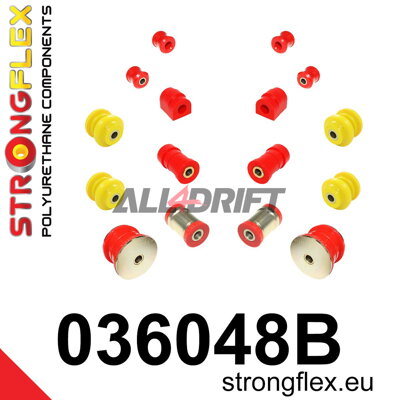 036048B Sada silentblokov zadnej nápravy BMW E46 / Z4