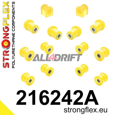 216242A Rear suspension bush kit SPORT - Toyota V (92-96) X90