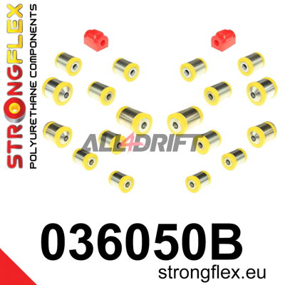 036050B Sada silentblokov zadnej nápravy BMW