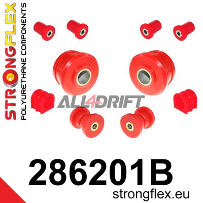 286201B Sada silentblokov prednej nápravy Infiniti / Nissan
