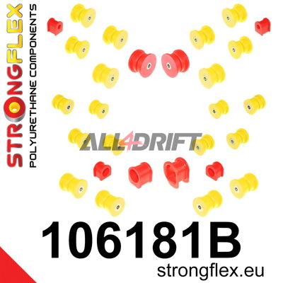 106181B Kompletná sada silentblokov náprav - Mazda III (92-02) FD