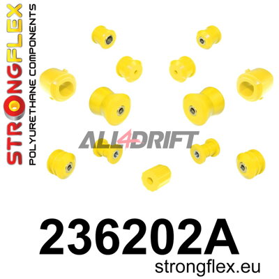 236202A Sada silentblokov zadnej nápravy SPORT - Volvo 740 (84-92)