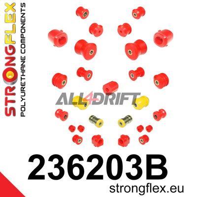 236203B Kompletná sada silentblokov náprav - Volvo 740 (84-92)