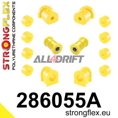 286055A Sada silentblokov prednej nápravy SPORT - Nissan II (92-02) K11