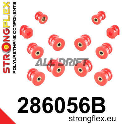 286056B Sada silentblokov zadnej nápravy - Nissan II (92-02) K11