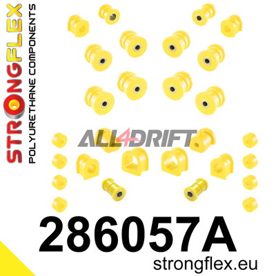 286057A Kompletná sada silentblokov náprav SPORT - Nissan II (92-02) K11