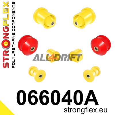 066040A Sada silentblokov prednej nápravy a zadnej nápravnice SPORT