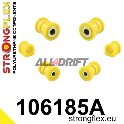 106185A Sada silentblokov prednej nápravy SPORT - Mazda 323F / Lantis / Astina (94-98) BA