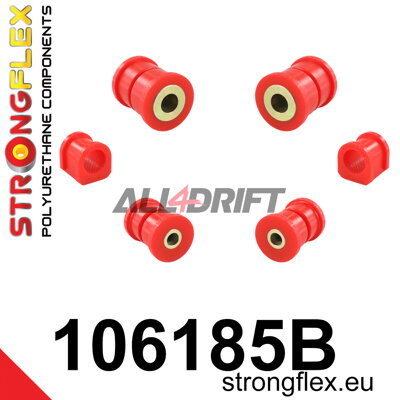 106185B Sada silentblokov prednej nápravy - Mazda 323F / Lantis / Astina (94-98) BA