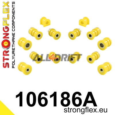 106186A Sada silentblokov zadnej nápravy SPORT - Mazda 323F / Lantis / Astina (94-98) BA