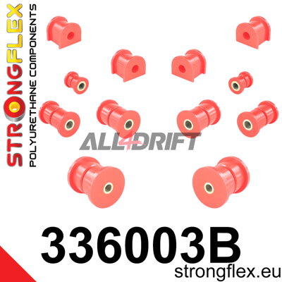 336003B Sada silentblokov zadného zavesenia - Jeep II (84-01) XJ