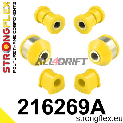 216269A Sada silentblokov prednej nápravy SPORT - Toyota E100 4WD