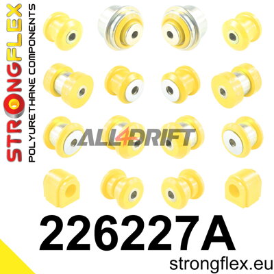 226227A Sada silentblokov zadnej nápravy SPORT Audi / Seat / Škoda / VW / Cupra