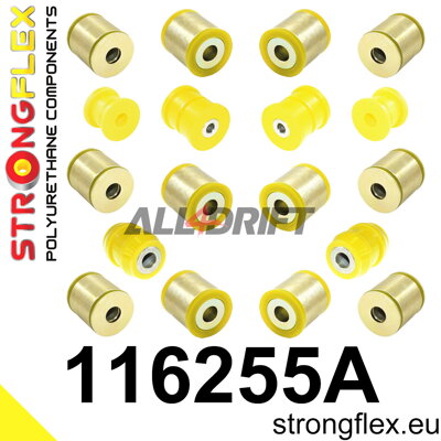 116255A Sada silentblokov zadného zavesenia SPORT - Mercedes W209 (02-10)