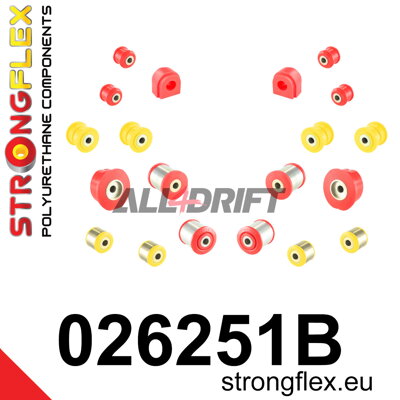 026251B Sada silentblokov zadnej nápravy Audi