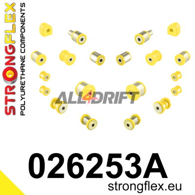 026253A Sada silentblokov zadnej nápravy SPORT Audi / VW