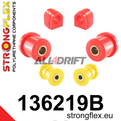 136219B Sada silentblokov prednej nápravy Chevrolet / Opel