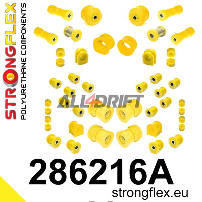 286216A Kompletná sada silentblokov náprav R32 AWD SPORT - Nissan R32 (89-94) AWD
